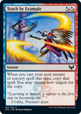 Teach by Example card from Strixhaven: School of Mages