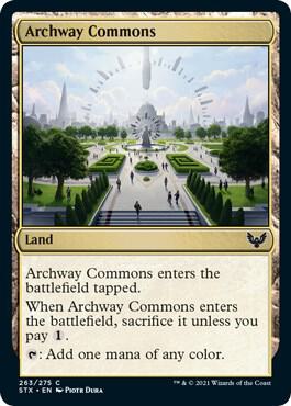 Archway Commons card from Strixhaven: School of Mages