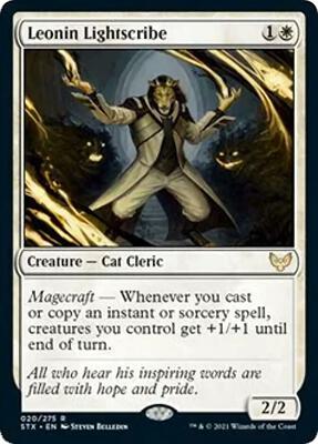 Leonin Lightscribe card from Strixhaven: School of Mages