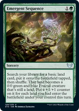 Emergent Sequence card from Strixhaven: School of Mages