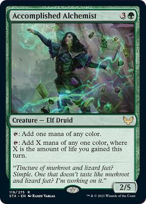 Accomplished Alchemist card from Strixhaven: School of Mages