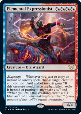 Elemental Expressionist card from Strixhaven: School of Mages