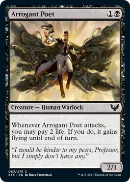Arrogant Poet card from Strixhaven: School of Mages