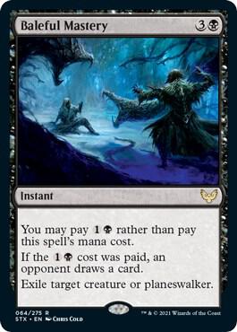 Baleful Mastery card from Strixhaven: School of Mages