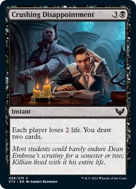 Crushing Disappointment card from Strixhaven: School of Mages