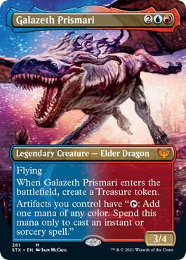 Galazeth Prismari (Borderless) card from Strixhaven: School of Mages