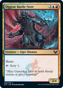 Oggyar Battle-Seer card from Strixhaven: School of Mages