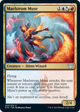 Maelstrom Muse card from Strixhaven: School of Mages