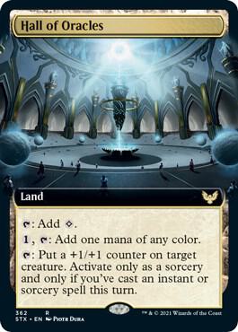 Hall of Oracles (Extended Art) card from Strixhaven: School of Mages