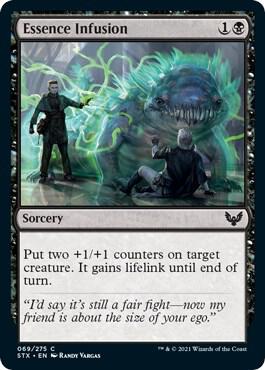 Essence Infusion card from Strixhaven: School of Mages