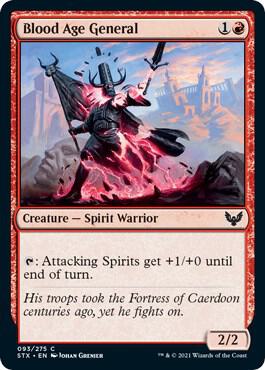 Blood Age General card from Strixhaven: School of Mages