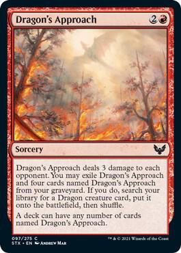 Dragon's Approach card from Strixhaven: School of Mages