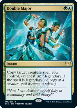 Double Major card from Strixhaven: School of Mages
