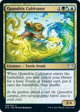 Quandrix Cultivator card from Strixhaven: School of Mages