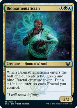 Biomathematician card from Strixhaven: School of Mages