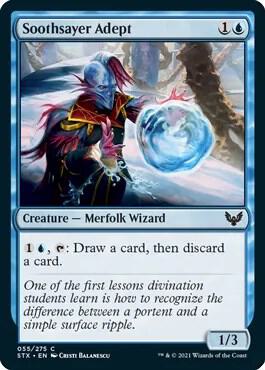 Soothsayer Adept card from Strixhaven: School of Mages