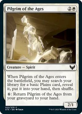 Pilgrim of the Ages card from Strixhaven: School of Mages