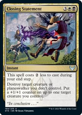 Closing Statement card from Strixhaven: School of Mages