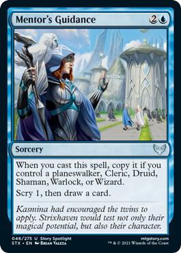 Mentor's Guidance card from Strixhaven: School of Mages