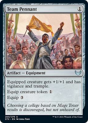 Team Pennant card from Strixhaven: School of Mages