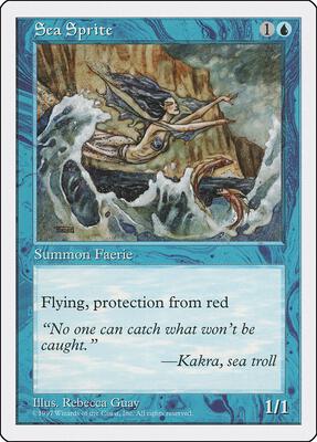 Sea Sprite card from Fifth Edition