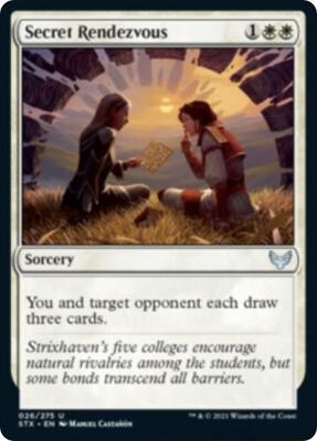 Secret Rendezvous card from Strixhaven: School of Mages