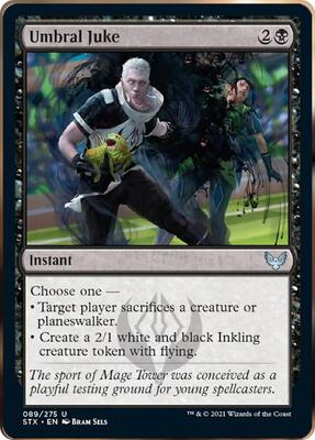 Umbral Juke card from Strixhaven: School of Mages