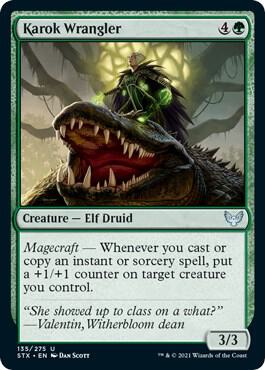 Karok Wrangler card from Strixhaven: School of Mages