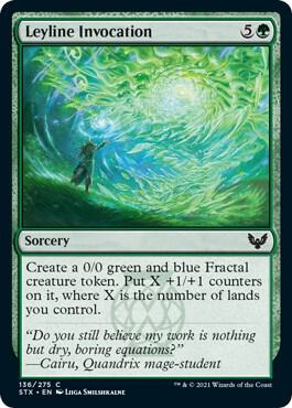 Leyline Invocation card from Strixhaven: School of Mages