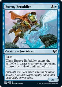 Burrog Befuddler card from Strixhaven: School of Mages