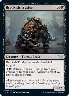 Brackish Trudge card from Strixhaven: School of Mages