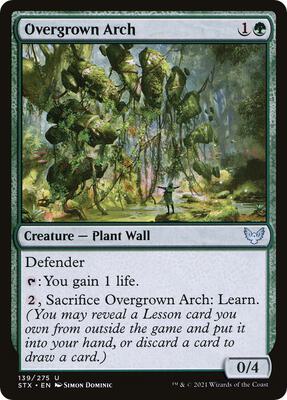 Overgrown Arch card from Strixhaven: School of Mages