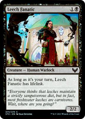Leech Fanatic card from Strixhaven: School of Mages