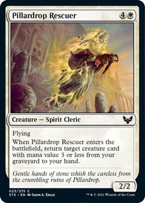 Pillardrop Rescuer card from Strixhaven: School of Mages