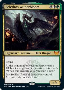 Beledros Witherbloom card from Strixhaven: School of Mages