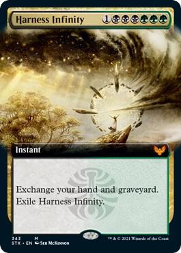 Harness Infinity (Extended Art) card from Strixhaven: School of Mages