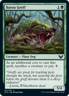 Bayou Groff card from Strixhaven: School of Mages
