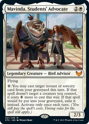 Mavinda, Students' Advocate card from Strixhaven: School of Mages