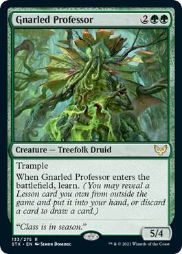 Gnarled Professor card from Strixhaven: School of Mages