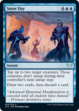 Snow Day card from Strixhaven: School of Mages