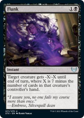 Flunk card from Strixhaven: School of Mages