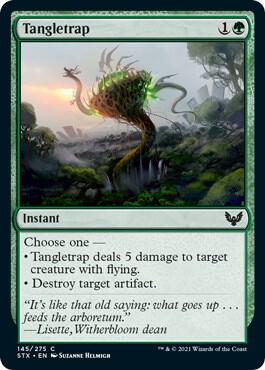 Tangletrap card from Strixhaven: School of Mages