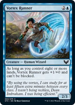 Vortex Runner card from Strixhaven: School of Mages