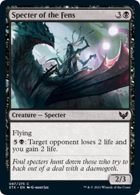 Specter of the Fens card from Strixhaven: School of Mages