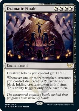 Dramatic Finale card from Strixhaven: School of Mages