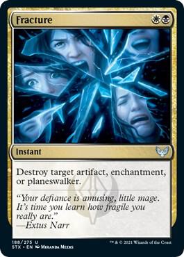 Fracture card from Strixhaven: School of Mages