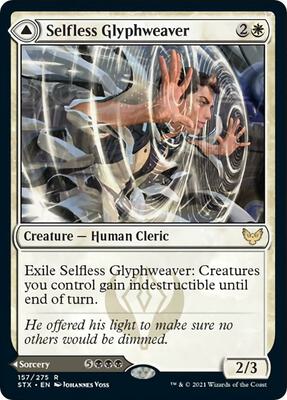 Selfless Glyphweaver card from Strixhaven: School of Mages