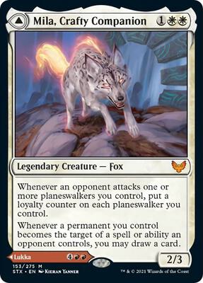 Mila, Crafty Companion card from Strixhaven: School of Mages