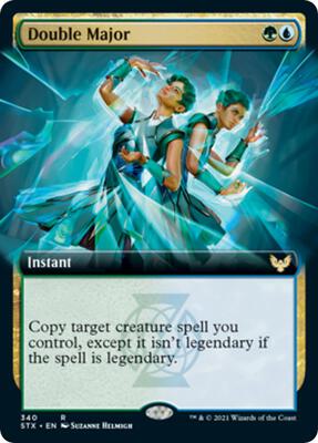 Double Major (Extended Art) card from Strixhaven: School of Mages