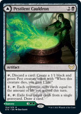 Pestilent Cauldron card from Strixhaven: School of Mages